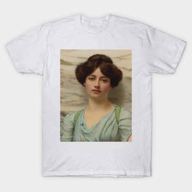 Carina by John William Godward T-Shirt by Classic Art Stall